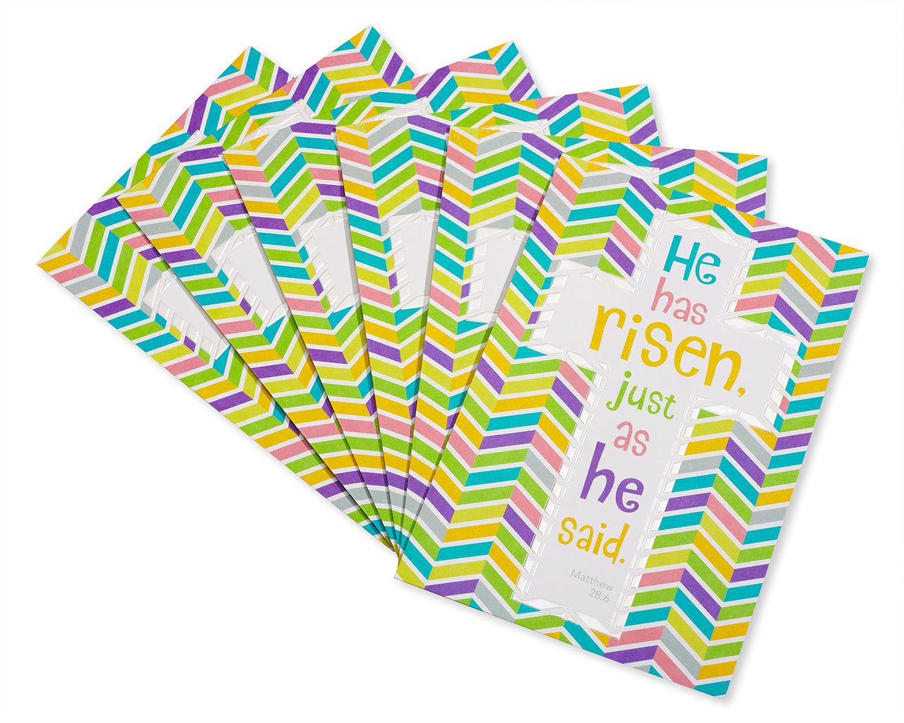 American Greetings Religious Easter Cards with Envelopes, He Has Risen (6-Count) The Love Jesus Feels for You