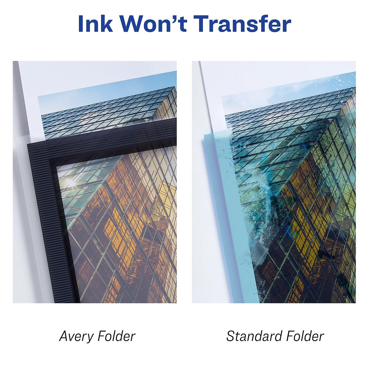 Avery Flexi-View 1 Inch Binder, Black, 1 Binder (17686) 1" 1 Pack