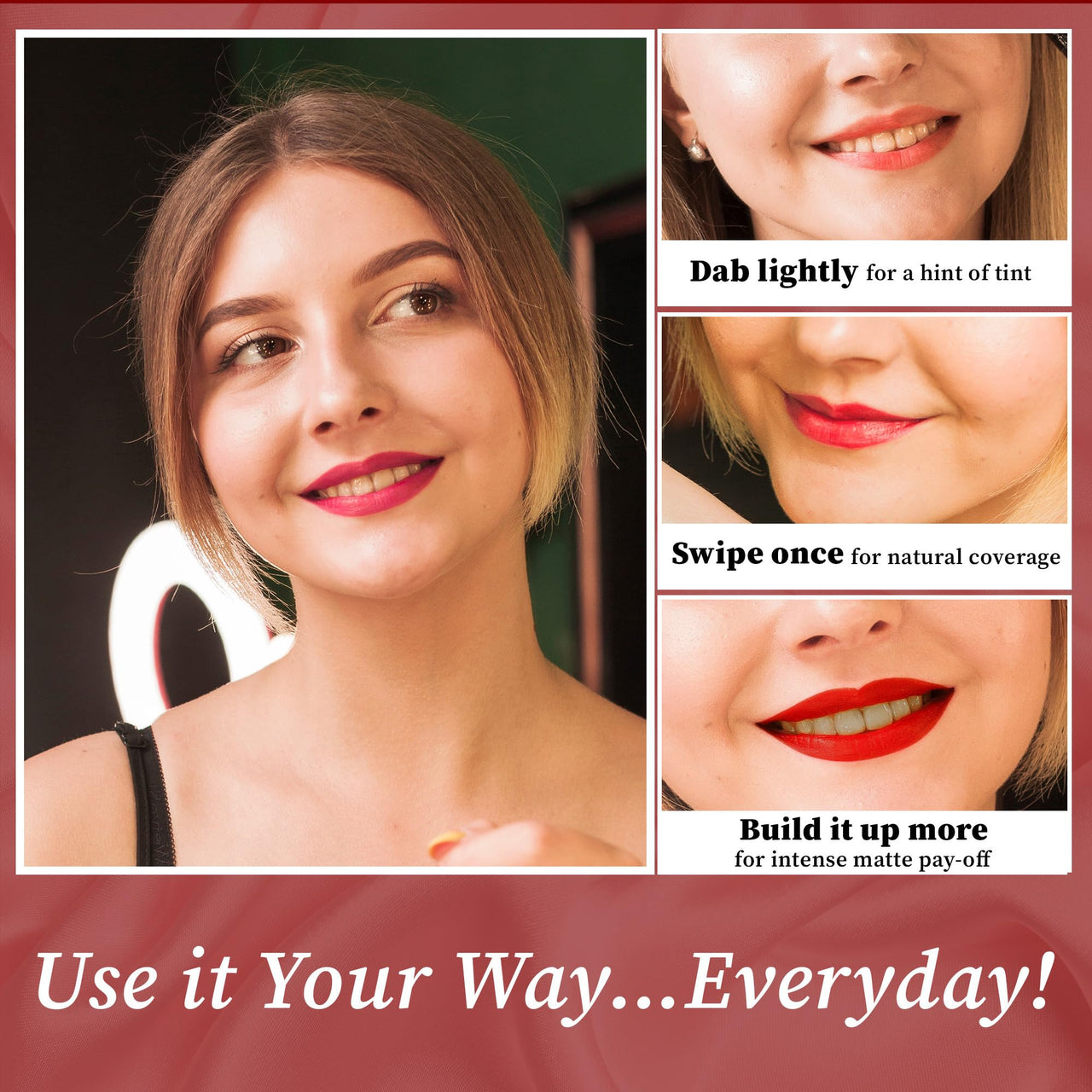 Pijn Luxe Comfy Matt Lipstick Pink Floss | 12HR Long-Lasting, Smudge-Proof & Waterproof | Lightweight, Smooth Matte Finish With Vitamin E & Lip Repair | Lipstick for Women