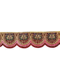 CARTZEYE Embroidery Heavy Work Trim Lace Border for Saree, Kurti, Dresses, Bandhani, Lehenga, Decorative Ribbon