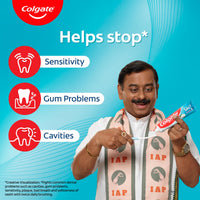 Colgate Active Salt Toothpaste, Daily Germ Protection, Combo Pack of 200g+100g, Toothpaste with Salt and Mint, Healthy Gums & Teeth, Tooth paste that Fights Germs & Provides Fresh Breath