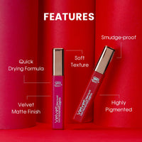 Beauty Berry Velvet Matte Non Transfer Liquid Lipstick | Ultra Smooth Long Lasting Liquid Matte Lipstick | Water & Smudge Proof Lipstick for Women (Rich Rose)