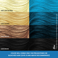 2.Oh! Italian- Blue Hair Color For Women & Men | Ammonia-Free DIY Semi Permanent Hair Color | Enriched with Argan Oil | Lasts upto 12-15 Washes (Pack of 2)
