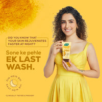 Joy Ubtan Tan Removal Face Wash 150ml x 2 | Detans, Removes Dirt & Blemishes for a Natural Glowing Skin | Enriched With Turmeric, Saffron & Sandalwood | Suitable for All Skin Types
