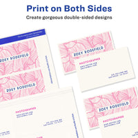 Avery Printable Business Cards with Sure Feed Technology, 2