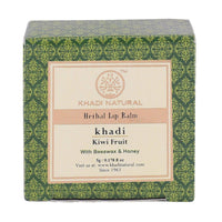 KHADI NATURAL Kiwi Fruit Lip Balm with Beeswax and Honey, 5g