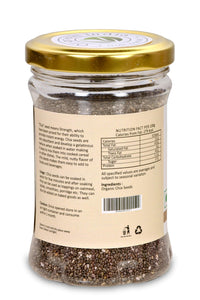 Orgrain India Organic Chia Seeds 640g (Pack of 4 * 160g)