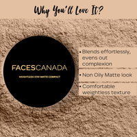 FACES CANADA Dewy Glow Combo - Tinted Moisturizer - Light 01 (18 gm) + Magneteyes Kajal - Black (0.35 gm) + Weightless Stay Matte Compact Powder - Beige 03 (9 gm) | Lightly Tinted BB Cream | Flawless Finish | Waterproof & Smudgeproof