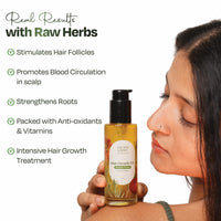 Sacred Grove Rosemary & Onion Oil for Hair Growth | Made Using 16 Potent Raw Herbs | Intensive Hair Growth Treatment | Stimulates Hair Follicles & Promotes Circulation | 100 ML