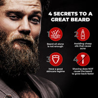 Beardo Godfather Beard Pro Combo |Godfather Beard Oil 30ml, Godfather Beard Wash 100ml, Beard Activator 0.5mm derma roller | Gift for men