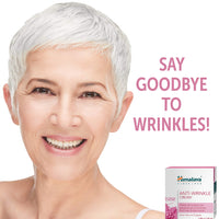 Himalaya Anti-Wrinkle Cream For Men/Women With Aloevera & Grapes | Reduce Wrinkles, Fine Lines & Age Spots | Clinically Tested Aha-Rich Formula | No Alcohol-No Parabens | For Normal To Dry Skin| 50G