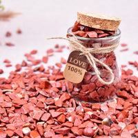 SigMntun Red Jasper Crystal Chips Bulk, Natural UNDYED - 10 oz (283g) Tumbled Stones for Crafts Decorative Rocks Planters, Healing Crystals Reiki Chakra Meditation Energy Balancing Therapy 10 Oz - Red Jasper