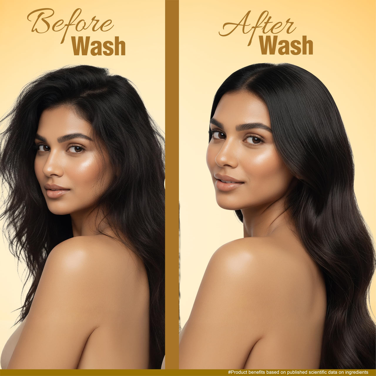 Multani Naturals Henna & Tulsi Shampoo (270 ml) | For Silkier & Denser Hair | Improves Scalp Health | For Hair Growth & Dandruff Control | SLS & Paraben Free | Dermatologically Tested