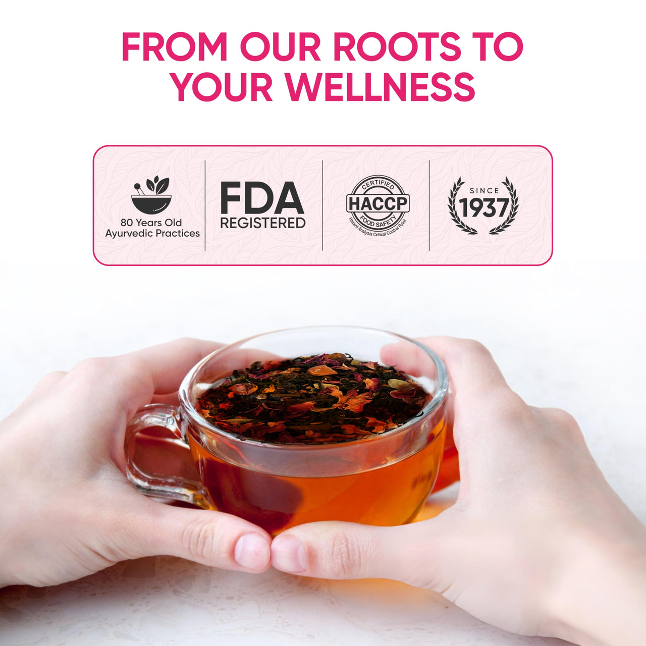 Namhya PCOS PCOD Green Tea | PCOS tea for women | Loaded with Natural Ayurvedic Herbs (Shatavari and Ashoka) for Hormonal Balance & Better Period Cycle 3.53 oz (100 Gms) | Chamomile Tea for Sleep