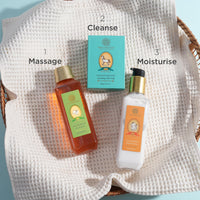 Forest Essentials Dasapushpadi Baby Body Massage Oil | Ayurvedic Baby Oil For Stronger Muscles | Moisturizing Baby Massage Oil | 200 ml