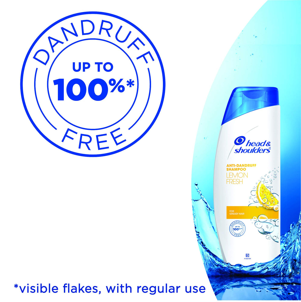 Head & Shoulders , Anti Dandruff Shampoo, Lemon Fresh, 180 ML