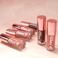 Rufa Beauty Glaz'd Lip Oil with Glossy, Glassy Finish and Deep Nourishing Effects (5ml) (Nudie)
