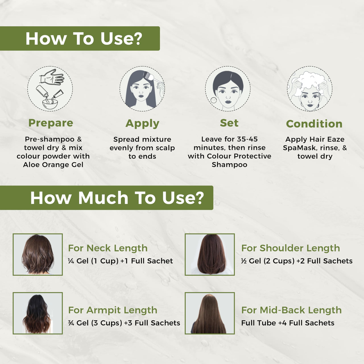 INDUS VALLEY Organically Natural Damage Free Gel Colour Black Herbal Hair Colour with Deep Nourishing Hair Eaze Spa 175ml For Hair Care (220g + 175ml)