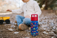 Simple Modern Marvel Hulk Kids Water Bottle with Straw Lid | Insulated Stainless Steel Reusable Tumbler Gifts for School, Toddlers, Boys | Summit Collection | 14oz, Hulk Smash 14oz Water Bottle Marvel-Hulk Smash