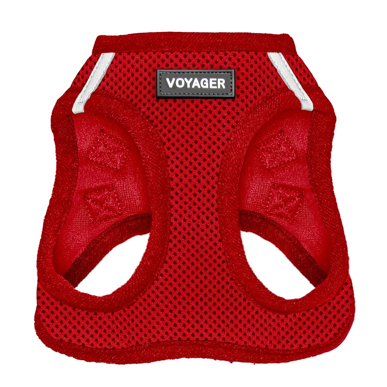 Voyager Step-in Air Dog Harness - All Weather Soft & Breathable Mesh Step in Vest Harness for Small and Medium Dogs and Cats by Best Pet Supplies - Harness (Red), XS (Chest: 13-14.5") Harness (Red) XS (Chest: 13 - 14.5")