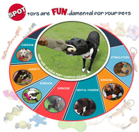 SPOT Ethical Pets Chipmunk Mini Skinneeez Extreme Stuffingless Quilted Dog Toy, 14
