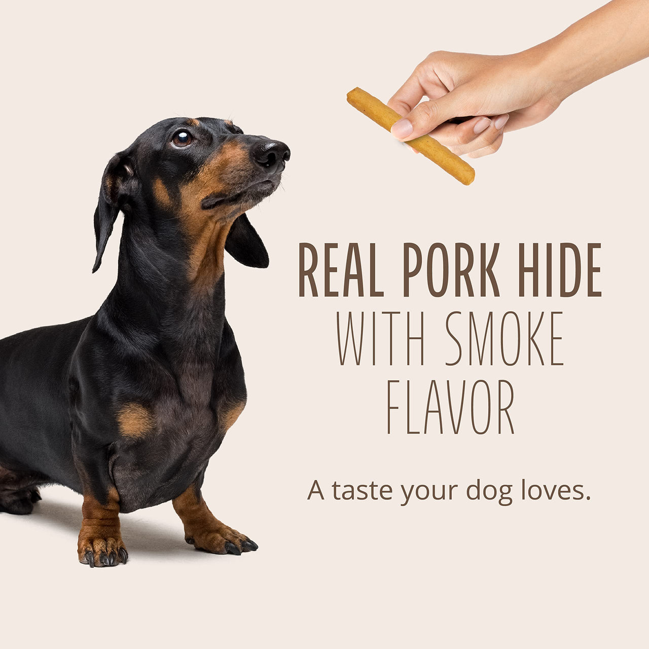 Better Belly Pork Hide Rolls with Smoke Flavor Small, 20 Count, Digestible Pork Hide for Dogs (P-94453)
