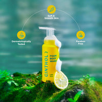 Cinthol Lime Foam Body Wash (200ml) | Unique Foam Formula for Moisturized & Irresistibly Soft Skin | Suitable for All Skin Types