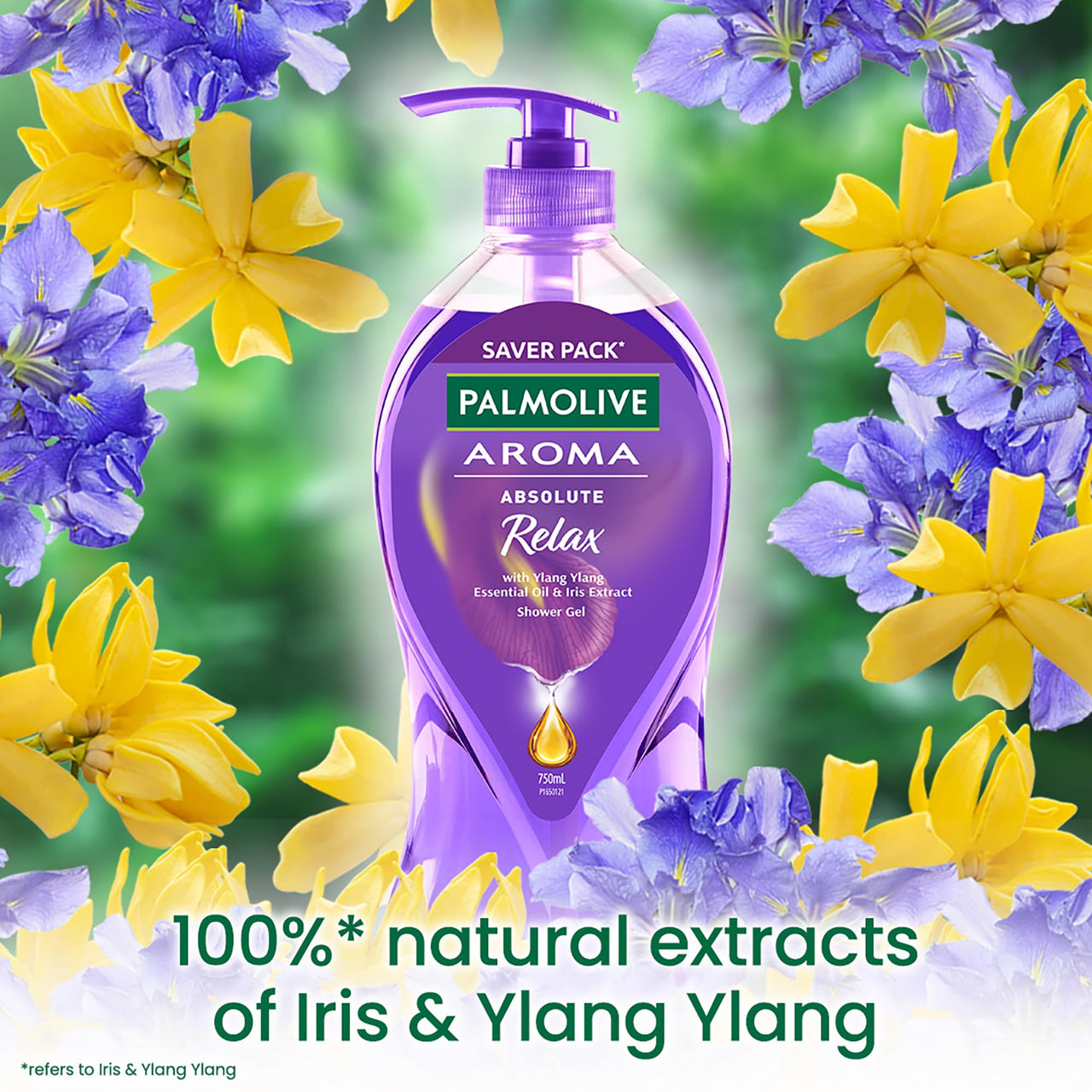 Palmolive Aroma Morning Tonic Body Wash, 750ml & Palmolive Aroma Absolute Relax, Body Wash 750 ml, Combo Pack