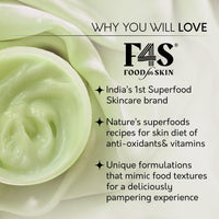 F4S FoodforSkin Body Butter For Skin, Deep Pore Hydration Yoghurt | Superfoods Avocado & Peach Moisturizer |Probiotic Ingredients |Winter Hydration, Skin Repair, Anti-ageing & Glow |All Skin-200 ml