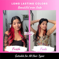 2.Oh! Italian- Pink Hair Color For Women & Men | Ammonia-Free DIY Semi Permanent Hair Color | Enriched with Argan Oil | Lasts upto 12-15 Washes | Pack of 2