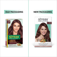 Streax Crème Permanent Hair Colour - 5.66 Cinnamon Red Hair Color-140 ml, 100% Grey coverage, Long Lasting Hair colour for women
