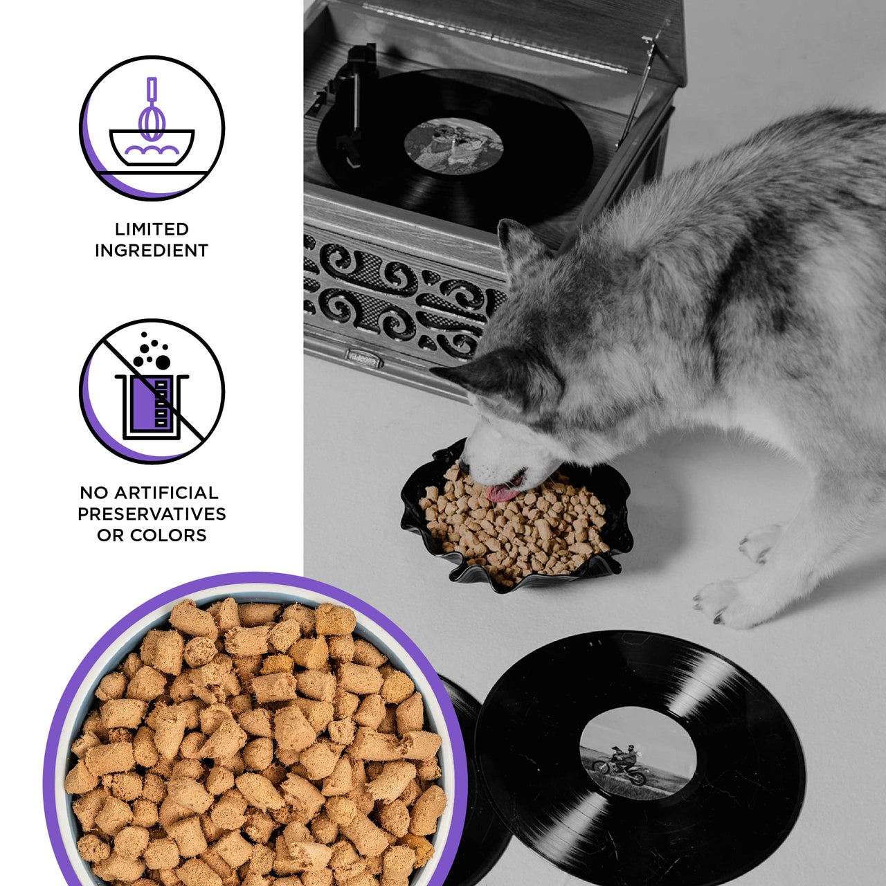 BIXBI Rawbble Freeze Dried Dog Food, Lamb Recipe, 12 oz - 97% Meat and Organs, No Fillers - Pantry-Friendly Raw Dog Food for Meal, Treat or Food Topper - USA Made in Small Batches 12 Ounce (Pack of 1)