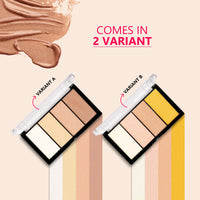 Shryoan Start Dewy Glow Highlighter Powder | Highly Pigmented & Long Lasting Multi-Colored Highlighter Palette | Light Coverage for Natural Finish | Paraben-Free (16.0 gram) (Shade 1)