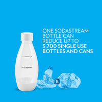 sodastream 0.5L Twin Pack Dishwasher Safe Slim Bottle (Black) Dishwasher Safe Black 0.5L Pack of 2