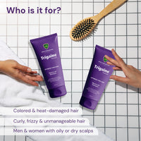 Trigaine Shampoo 200ml | pH Balanced Best Daily Shampoo For Heat Treated & Color Damaged Hair | Protein Intensive Dermatologist-Recommended Everyday Use for Women & Men