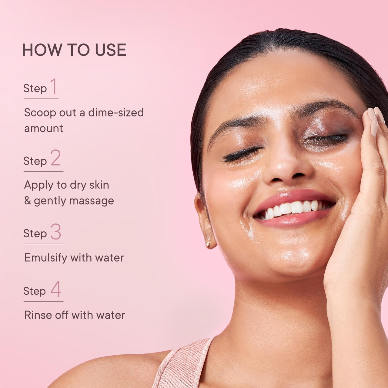 Quench Dirt Dissolving Cleansing Balm with Salicylic acid & Cherry Blossom, Gentle Makeup Remover Balm-Oil-Milk Texture, Removes Long-Wear Makeup & Sunscreen, Made in Korea 50ml