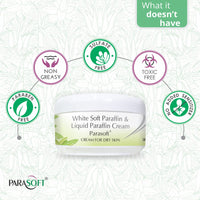 Parasoft Cream for Dry & Dehydrated Skin Intense Moisturizer Nourishing Cold & Winter Cream with Goodness of Aloe vera for both Men & Women Non-Greasy Paraben Free -200 GM