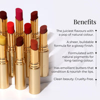 Forest Essentials Tinted Sheer Lip Serum Madhu Rasa Coconut Kesar 2.2G, Yellow