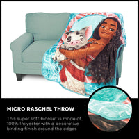 Northwest Disney Princesses, “Dreamers” 46 60-inch Micro Raschel Throw Company, 46