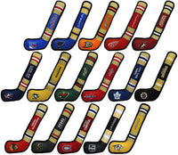 Pets First Dog Toy Tough Nylon with Inner Squeaker Licensed by NHL Washington Capitals Hockey Stick Toy for Dogs & Cats Play Hockey with Your Pet , 16 inch (Pack of 1) (CAP-3232) 16 inches long