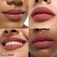 Fae Beauty Lip Whip 12Hr Comfortable Matte Liquid Lipstick (10ml)|Long Wear|Non Drying|Soft Mousse Smudgeproof Formula|Vegan|With Moisture Lock Technology|Enriched with Vitamin E & Cherry Coffee-Screw