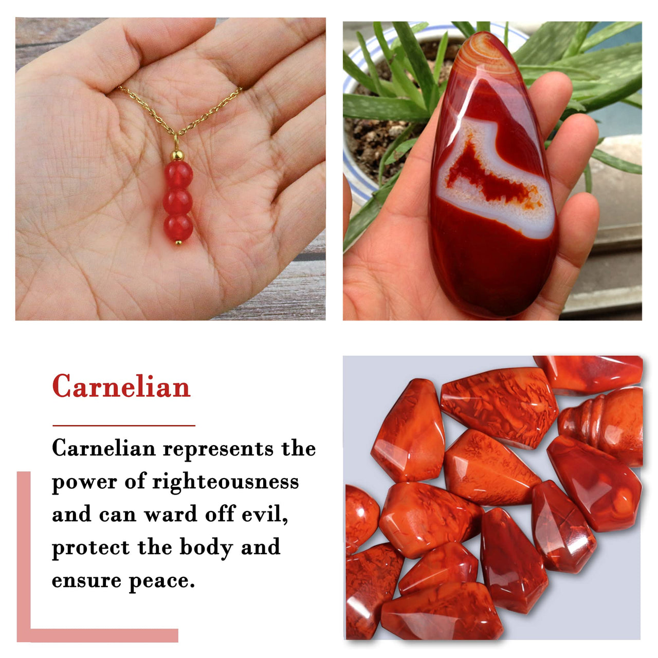 Carnelian necklace red necklace july birthstone necklace as spiritual gifts crystal pendant necklace as healing gifts gemstone necklaces spiritual jewelry for girls red carnelian