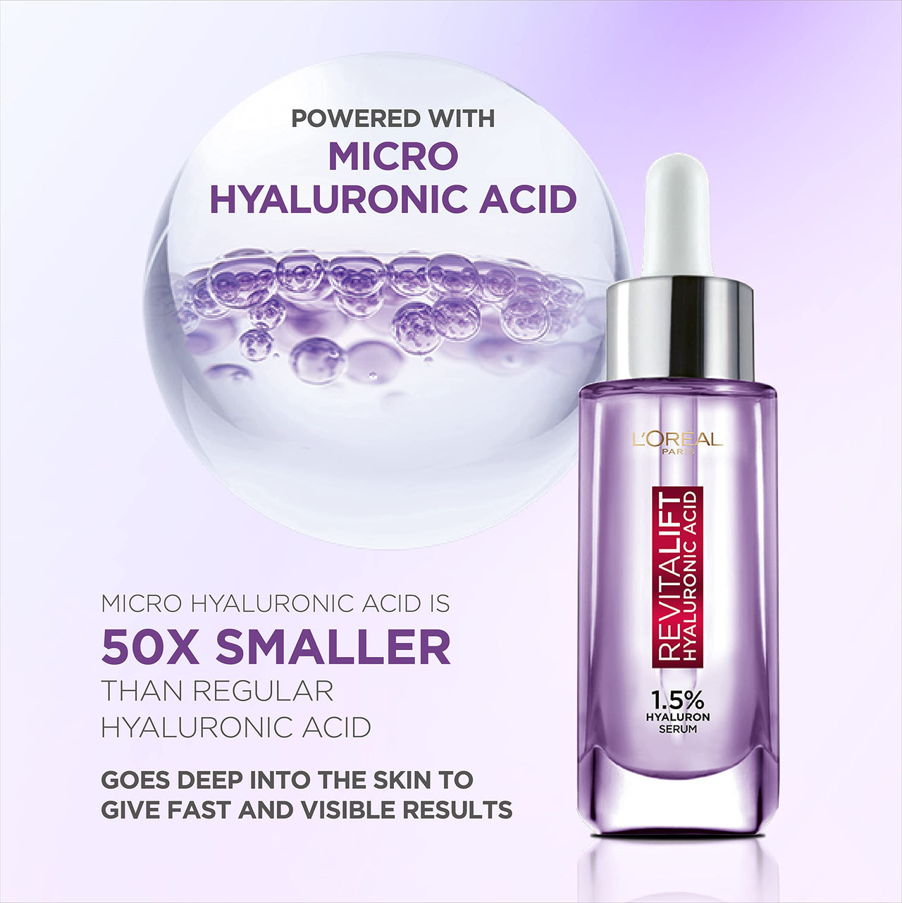 Loreal Paris Hyaluronic Acid Regime combo pack – Hyaluronic Acid Re-plumping Serum 15ml + Cleanser 100ml