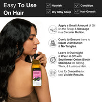 Soulflower Rosemary Lavender and Bhringraj Hair Oil, 225ml Each | Hair Growth, Strengthening & Nourishing Hair Roots | Pure, Natural and Coldpressed Hair Oil - Pack of 2