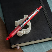 Pilot Precise V7 RT Refillable & Retractable Liquid Ink Rolling Ball Pens, Fine Point (0.7 mm), Red, 12-Pack