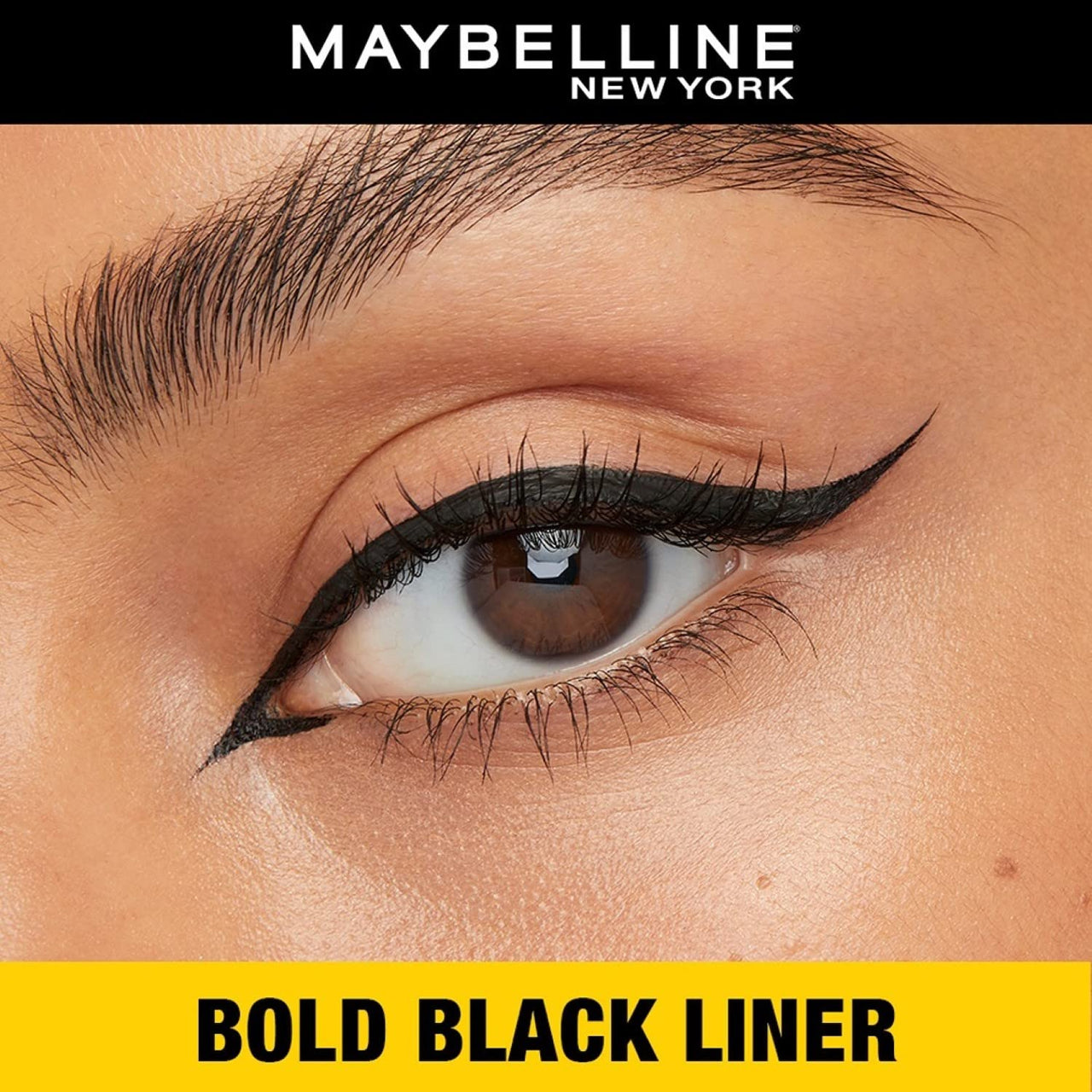 Maybelline New York Tattoo Studio Smokey Eye Kohl Gel Pencil Eyeliner,Smokey Brown Eyeliner, Smudge-Proof And Waterproof, Long-Lasting, Colossal Bold Liner, Black, 3G,Matte Finish