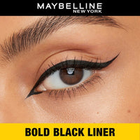 Maybelline New York Tattoo Studio Smokey Eye Kohl Gel Pencil Eyeliner,Smokey Brown Eyeliner, Smudge-Proof And Waterproof, Long-Lasting, Colossal Bold Liner, Black, 3G,Matte Finish