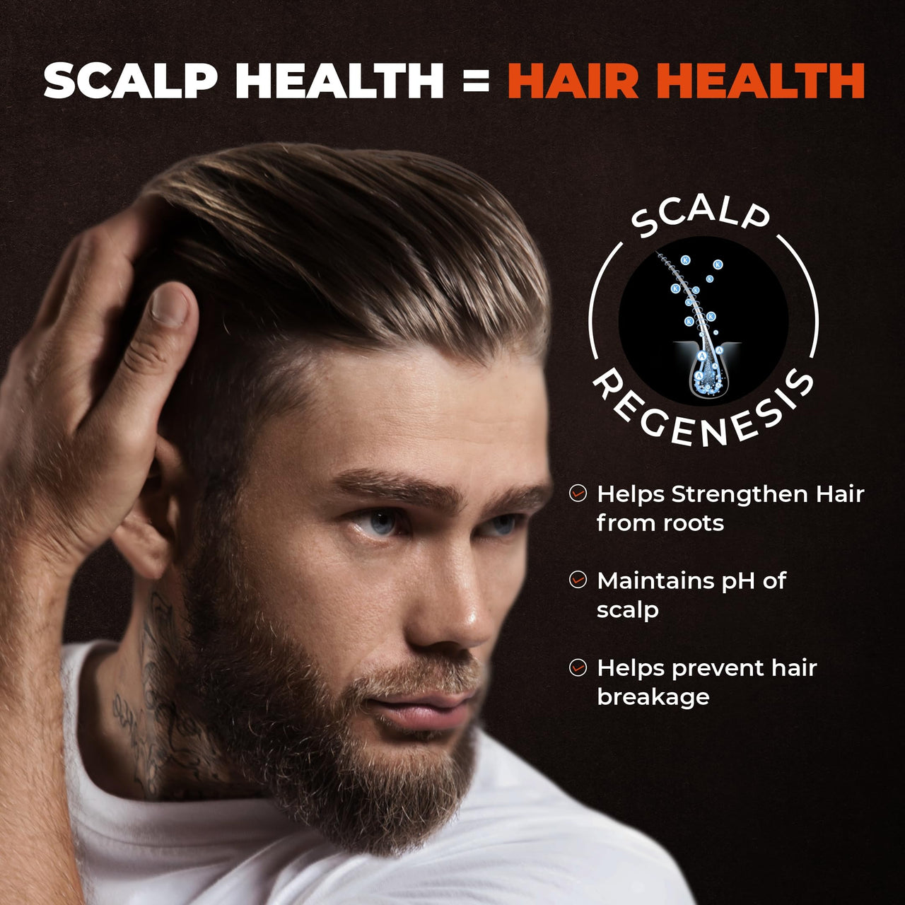 Beardo Hair Growth Vitalizer Shampoo, 200 ml | Shampoo for Men | Promotes Hair Growth | Sulphate and Paraben Free Shampoo | With Onion Oil & Biotin