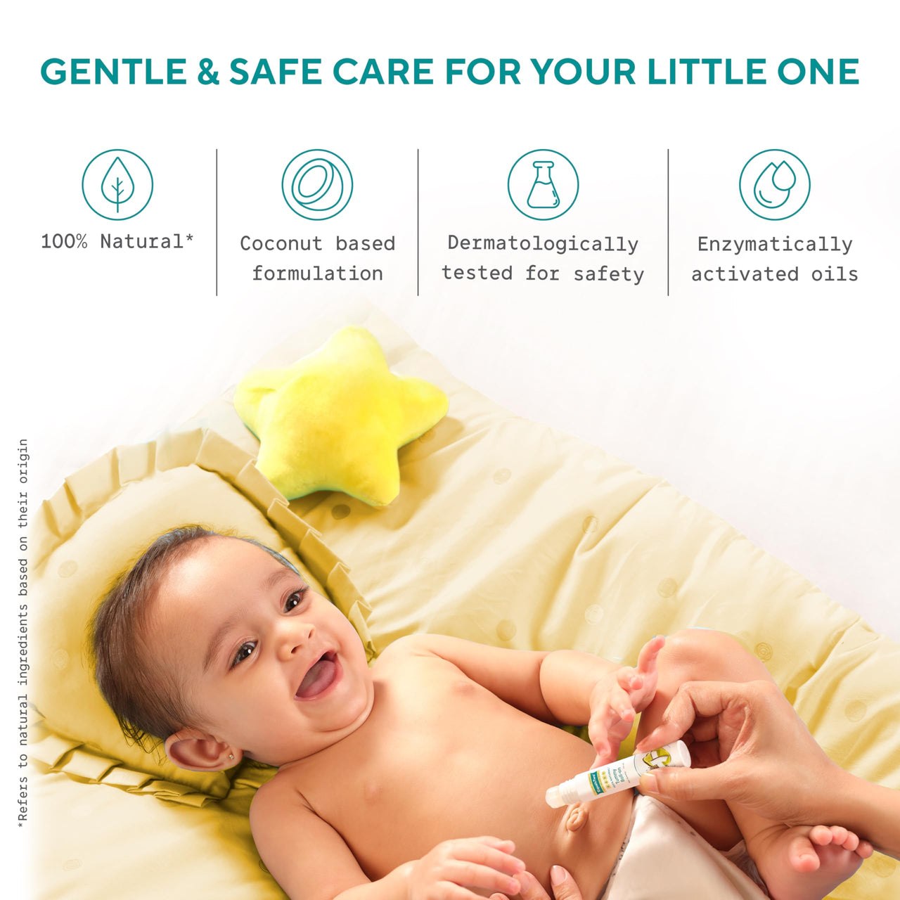 EQUALSTWO Baby Tummy Roll on 10ml + Baby Cold Relief Roll on 10ml (Pack Of 2)