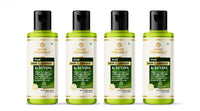 Khadi Organique Herbal Natural Aloevera Hair Shampoo Pack of 4